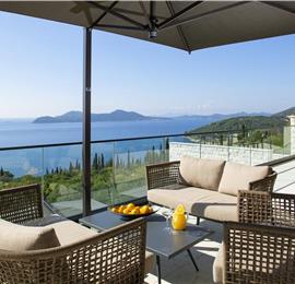 Luxury 5-Bedroom Sea-View Villa with Heated Infinity Pool in Orasac near Dubrovnik – Sleeps 10